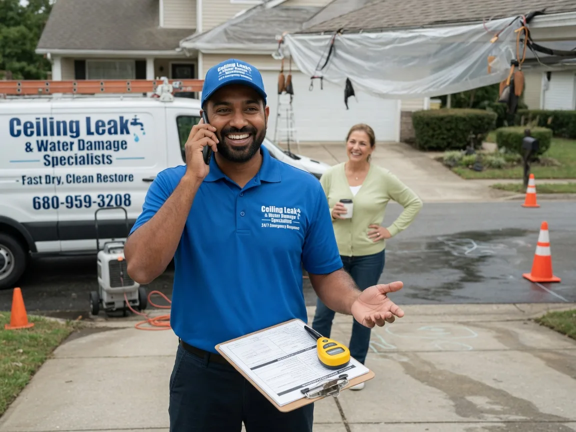 Ceiling Leak Cleanup Geneva, IL FAQs